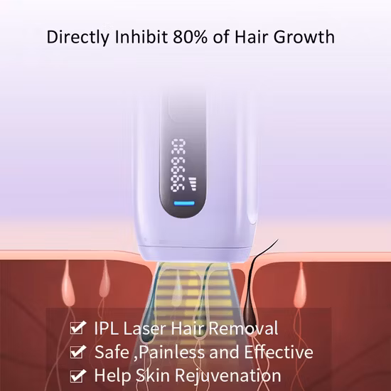 Dpl Fast Flash Haarentfernungssystem Ice Cool Permanent Laser IPL Haarentfernung Epilierer